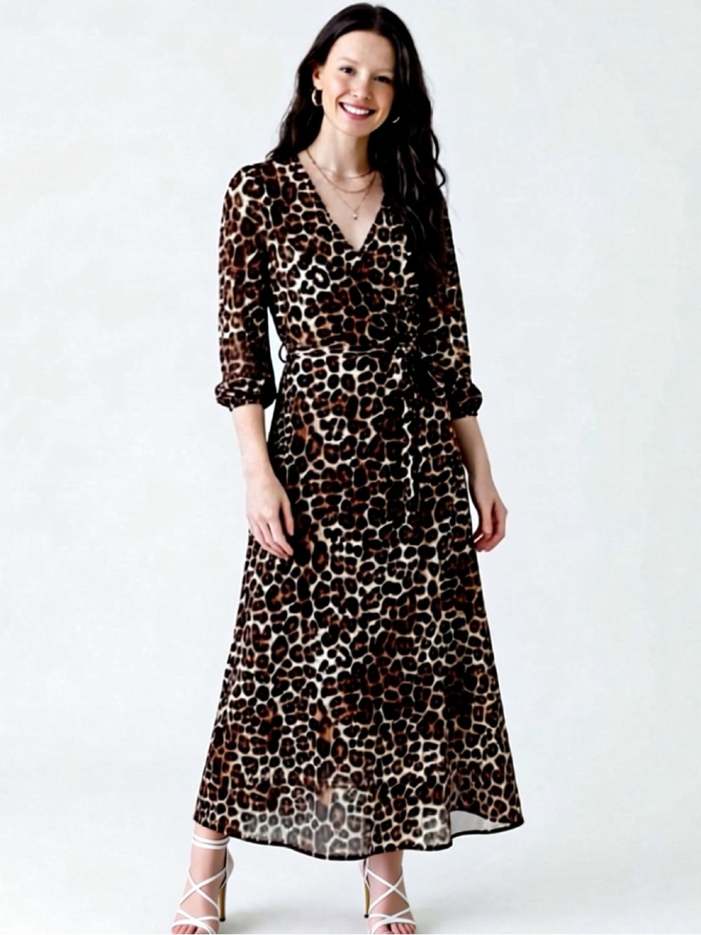 Animal print Maxi Dress - Size Small